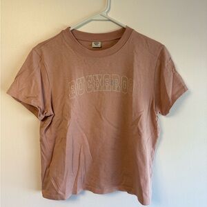 Aritzia Sunday Best Buckaroo Tee in Soft Pink